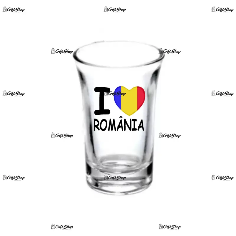I love romania, set 6 pahare shout, model 24bs
